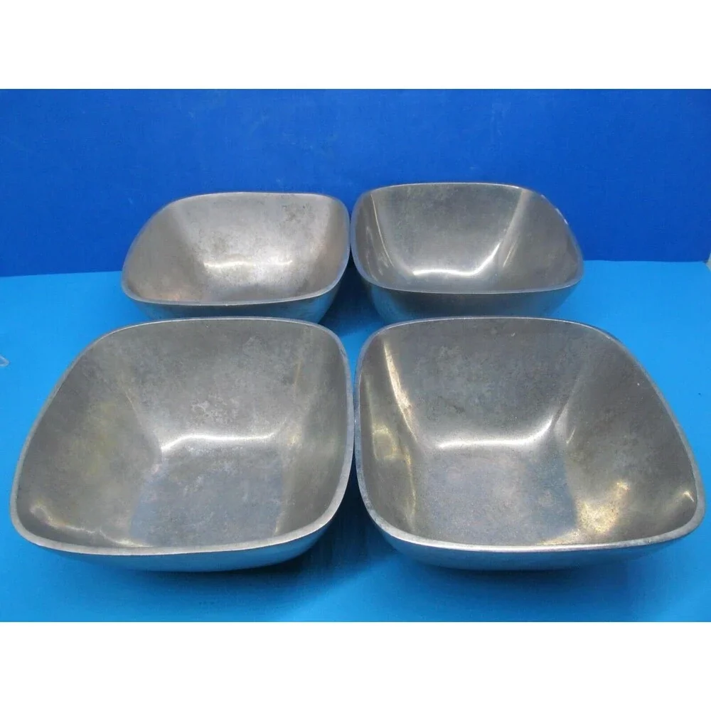 Pottery Barn Barona Set Of 4 Metal 6 3/8